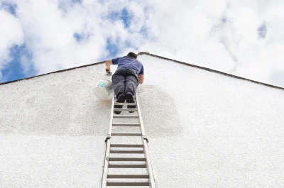 Peinture extérieure à Pompignan — façades et ravalement